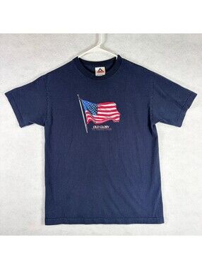 Alstyle Apparel & Activewear Navy 'Old Glory The American Dream' Flag T-Shirt